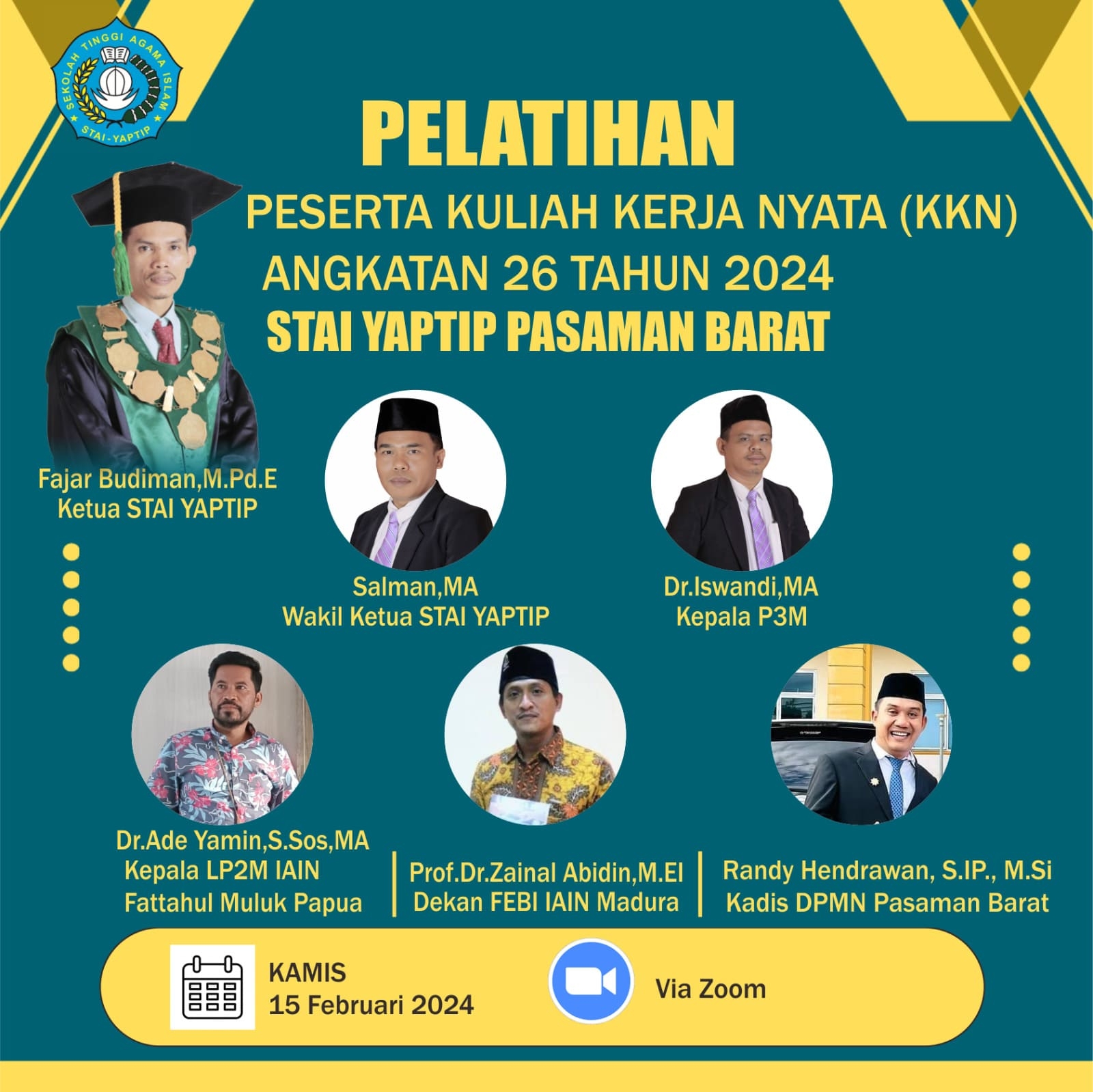 PELATIHAN  PESERTA  KKN ANGKATAN KE- 26 STAI YAPTIP PASAMAN BARAT 