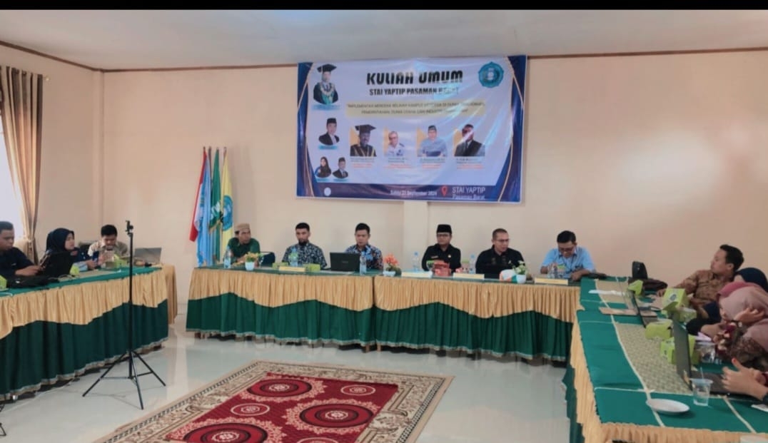 STAI YAPTIP PASAMAN BARAT ADAKAN KULIAH UMUM TAHUN AKADEMIK 2024/2025