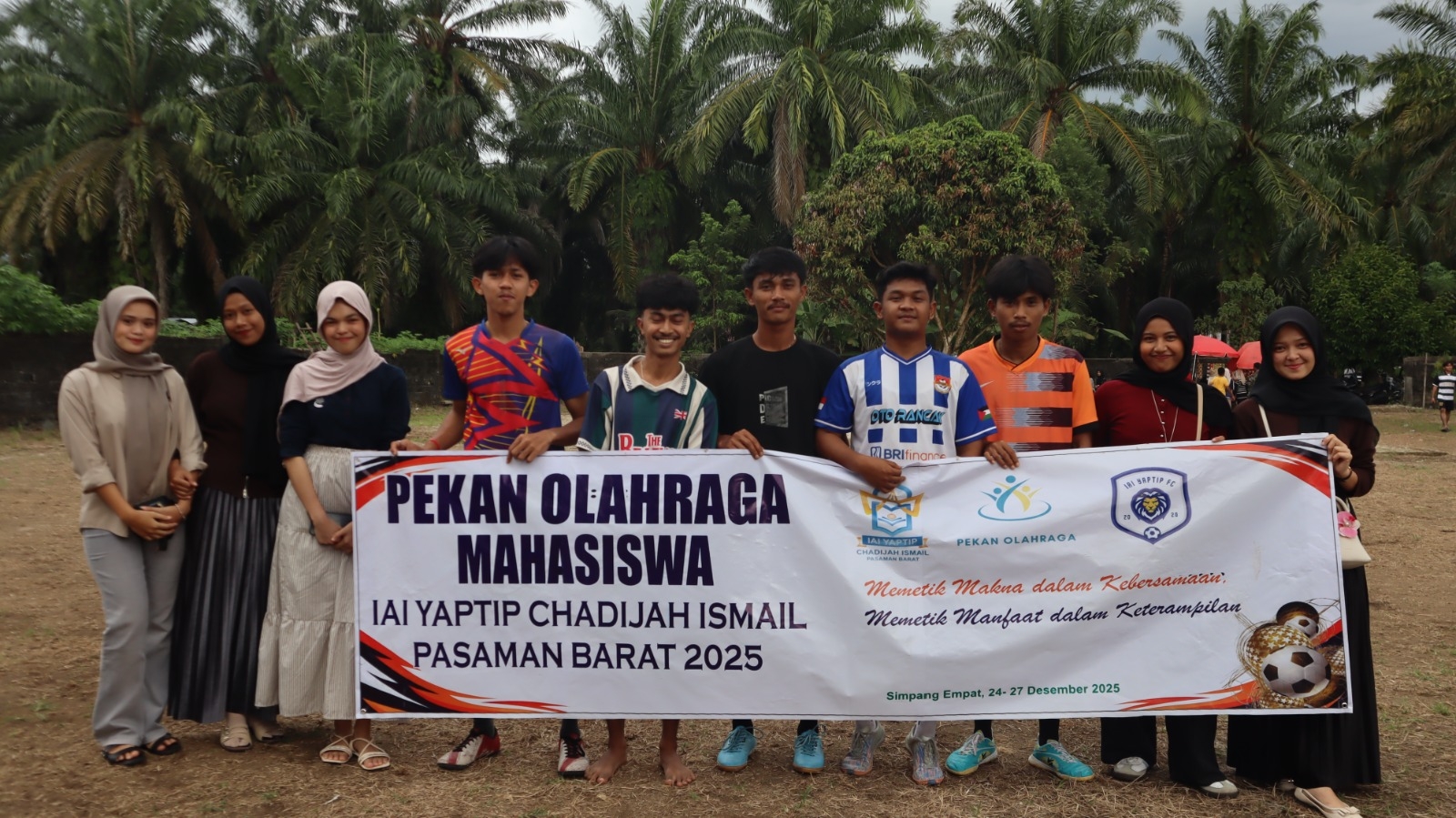 POM IAI YAPTIP CI PASAMAN BARAT RESMI DIBUKA, AJAK MAHASISWA JUNJUNG SPORTIVITAS