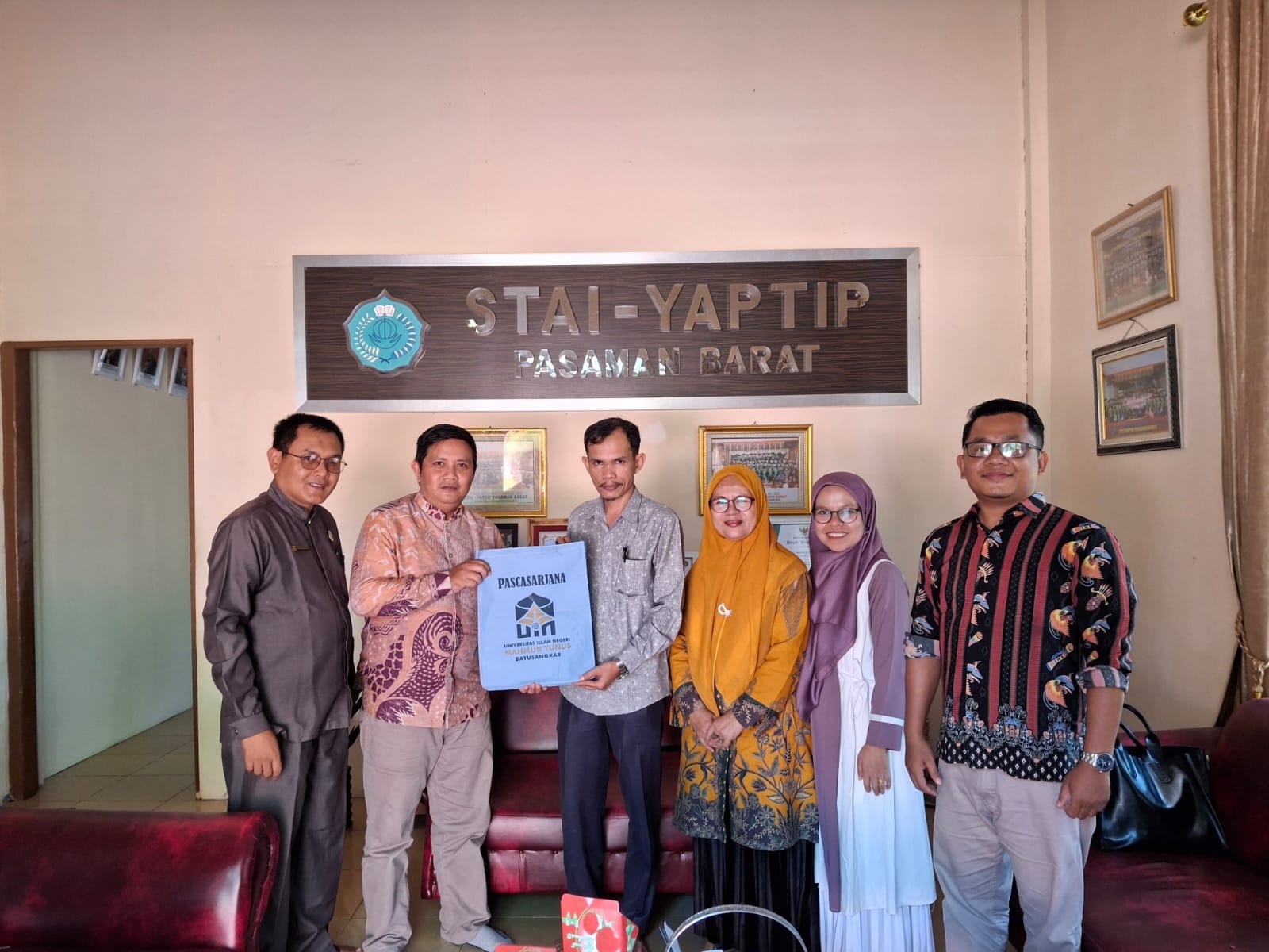 STAI YAPTIP PASAMAN BARAT TERIMA AUDENSI PASCASARJANA UIN MAHMUD YUNUS BATUSANGKAR