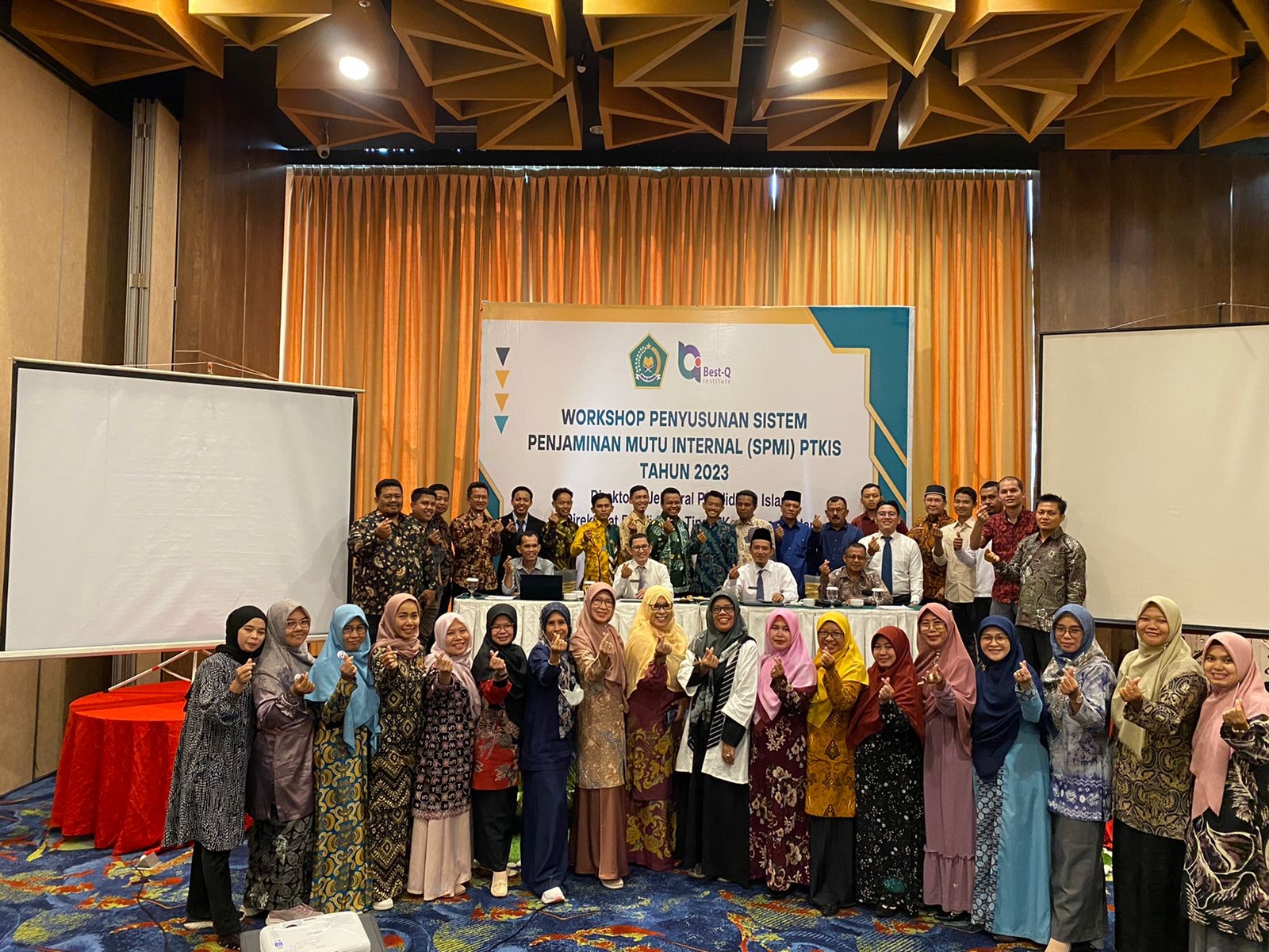 KETUA STAI YAPTIP PASAMAN BARAT IKUTI WORKSHOP PENYUSUNAN SPMI PTKIS TAHUN 2023 DI PALEMBANG